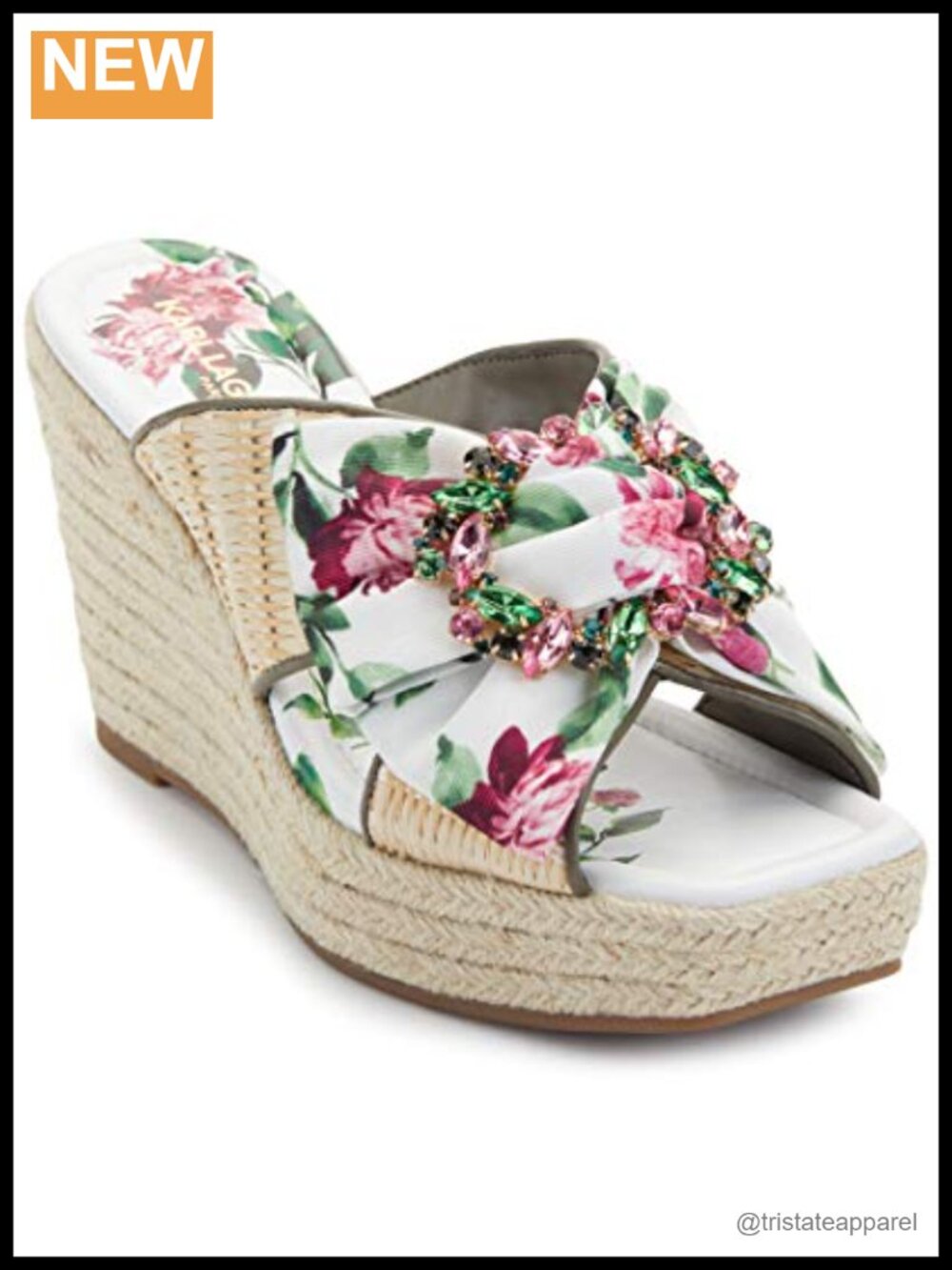 Cariza Slip On Espadrille Wedge Sandal